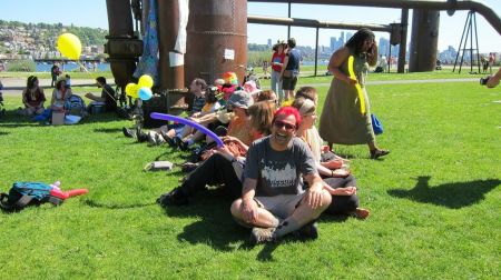 Jusby at World Laughter Day