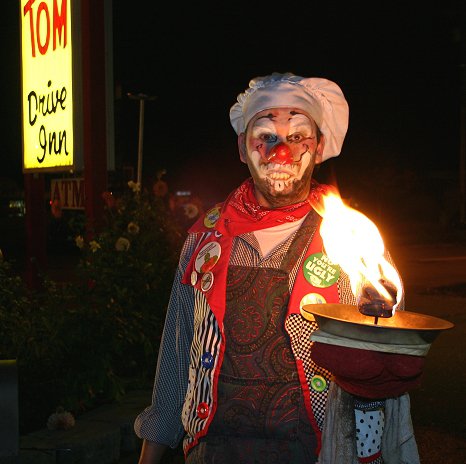 Jusby with the flaming pie